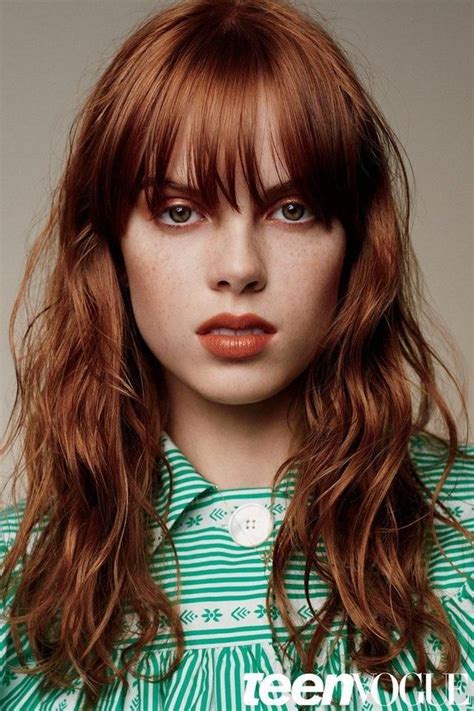Runway Realness 5 Fall Beauty Trends You Can Rock Irl Fall Beauty Trends Red Hair With Bangs