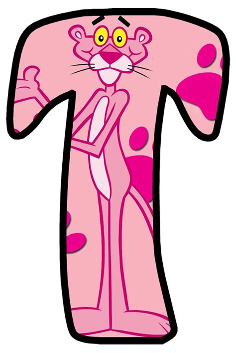 Buchstabe Letter T Pink Panther Cartoon Pink Panter Cartoon Pics