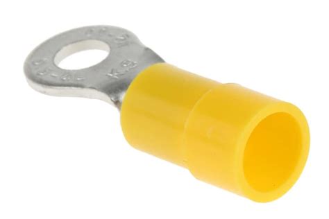 Rs Pro Rs Pro Insulated Ring Terminal M4 Stud Size 4mm² To 6mm²