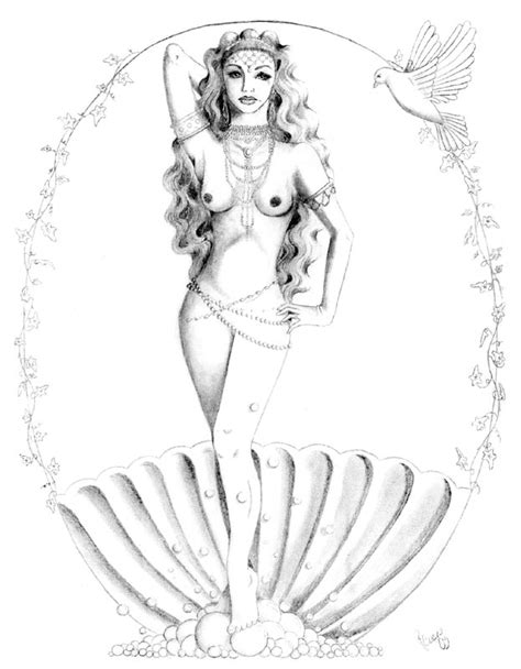 Rule 34 1girls Aphrodite Aphrodite Greek Mythology Areolae Breasts Crossed Legs Female