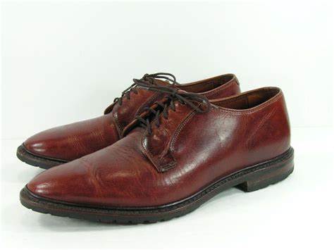 Allen Edmonds Black Hills Shoes Mens 10 D Brown Lace Up Oxford Leather