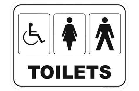 Toilet Sign Board