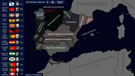 Iberian Wars Map Based In Hoi4 Mod The New Order No Gibraltar Dam