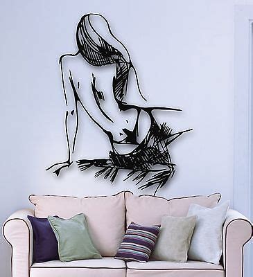 Vinyl Decal Sexy Woman Girls With No Clothes Naked Wall Stickers Ig EBay