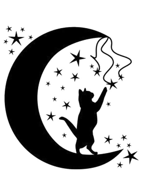 Free Printable Moon Stencils And Templates