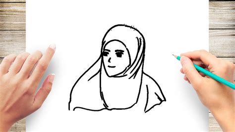 how to draw hijab youtube