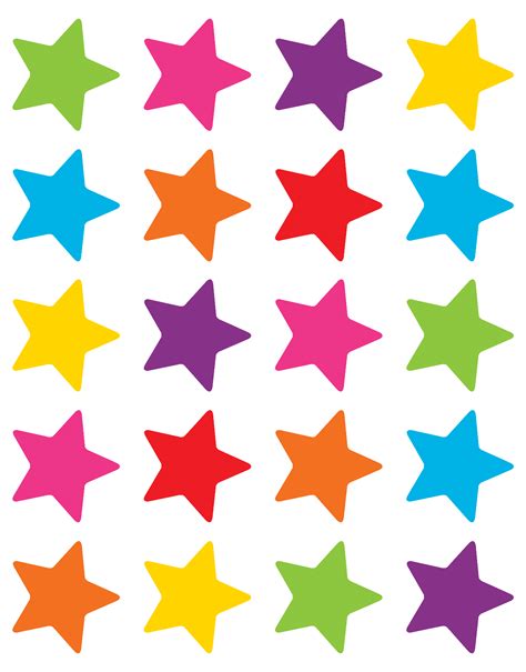 Bright Stars Stickers Tcr5796 Teacher Created Resources