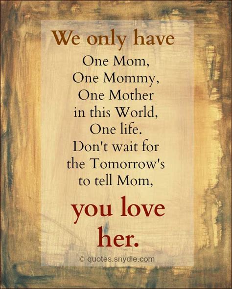 Quotes For Mom With Image Quotes And Sayings