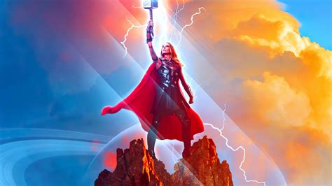 2048x1152 Love And Thunder Lady Mighty Thor 2048x1152 Resolution