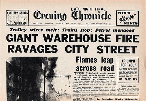 New Castle Warehouse Aug 17 1959 Newspaper Front Pages Newspaper