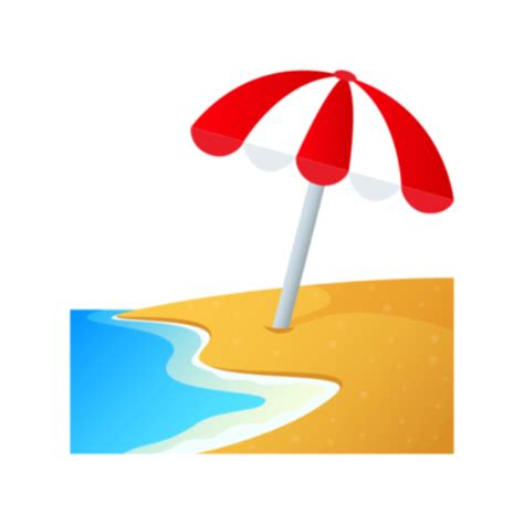 🏖️ Beach With Umbrella Emojis Para Copiar