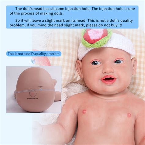 Ivita Big Reborn Boy Full Body Silicone Doll Adorable Smile Baby Infant Ebay