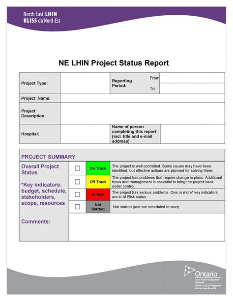 Printable 40 Project Status Report Templates Word Excel Ppt Project