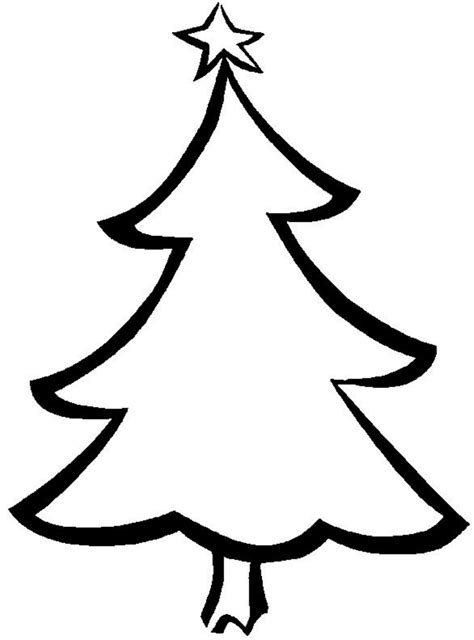 Simple Printable Christmas Tree Free Download