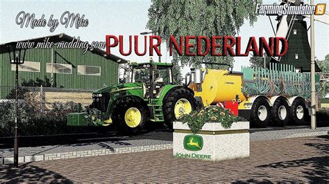 Puur Nederland Map V20 By Mike For Fs19 Farming Simulator 19