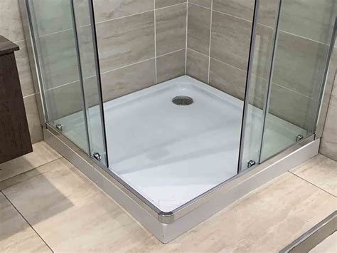 crystaltech square acrylic shower tray 900 x 900 x 120mm