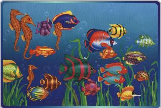 Alam haiwan haiwan yang tinggal di darat dan di air. Lukisan Hidupan Di Dasar Laut | Cikimm.com