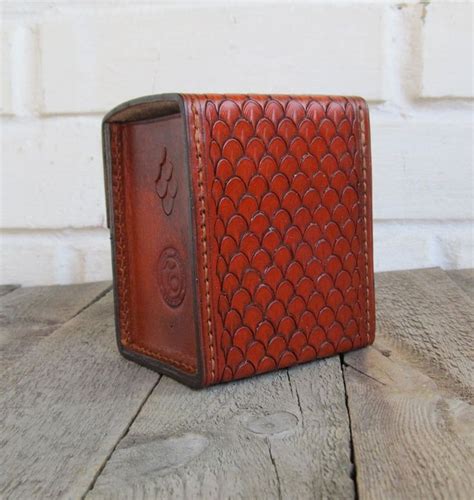 Providing customized storage solutions to magic the gathering and other collectable card games. MTG Deck Box Dragon MTG Leather Deck Box in 100 Sleeved ...