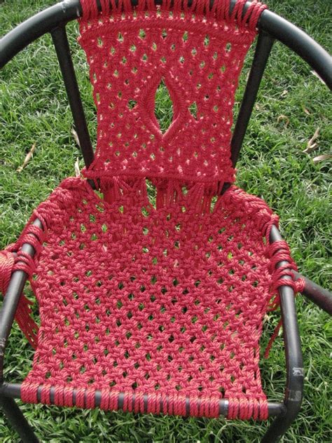 Macramé Chair · How To Make A Chair · Knotting And Macrame On Cut Out