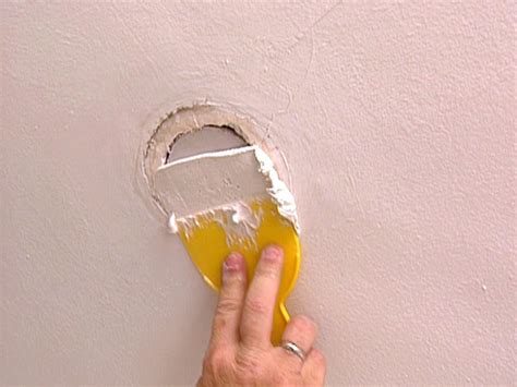 Cutting a hole in a plaster ceiling is typically an easy job. How to Patch a Ceiling Hole | how-tos | DIY
