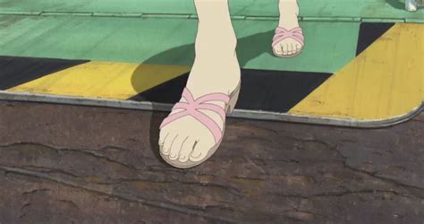 Momo With Sandals Momo E No Tegami By Animegirlsfeets On Deviantart
