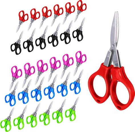 30 pcs folding scissors mini travel scissors stainless steel portable scissors anti