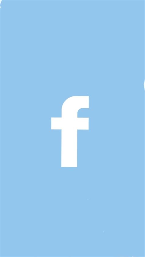 Logo Facebook Icon Aesthetic Pastel Blue 176788 Facebook Icon Aesthetic