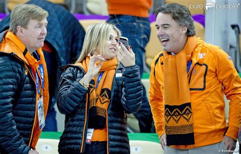 king willem and queen maxima at sochi 2014 winter olympics