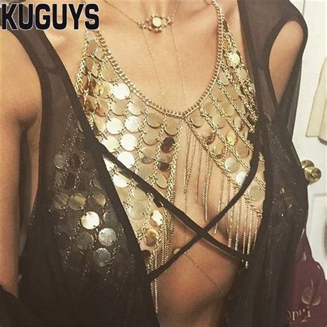 Aliexpress Com Buy Kuguys Fashion Jewelry Sexy Belly Chains Women Gold Silver Tassel Body