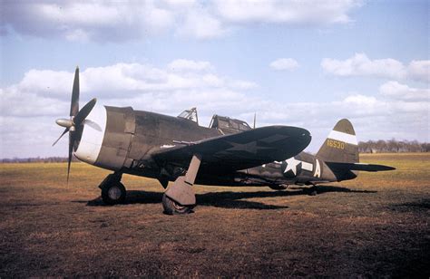 Republic P 47c Thunderbolt In Color Grafiq