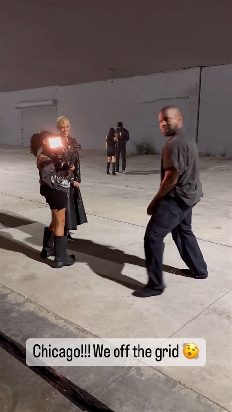 Kanye Wests Wife Bianca Censori Beams With Joy As North 9 Films Her