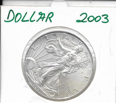 1 Dollar 2003 Silber Eagle Unze Silber Eagle Unze 1 Us Dollar Usa