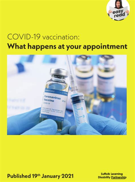 Easy Read Information Snee Nhs Covid 19 Vaccination Service