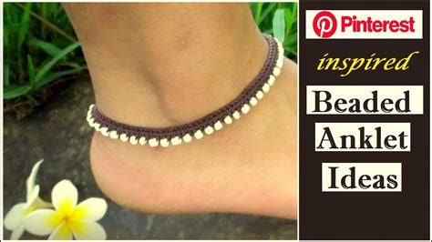 Diy Beaded Anklet How To Make Anklet At Home Diy Jeweley Ideas