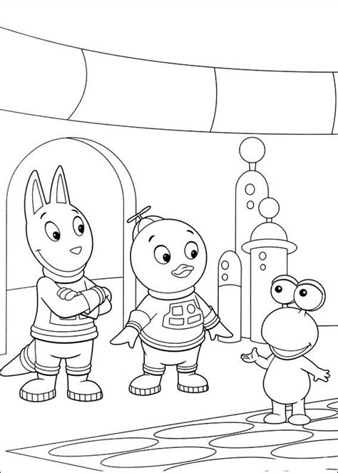 Kleurplaten Backyardigans Cartoon Coloring Pages Coloring Pages To