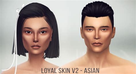 Loyal Skin V2 Asian At S4 Models Sims 4 Updates