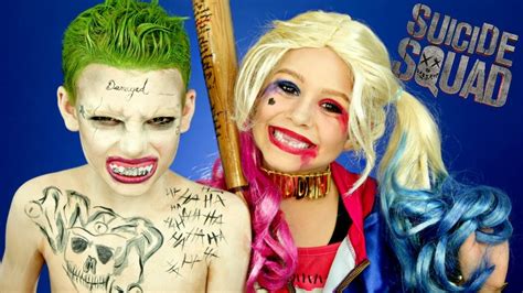 Harley Quinn And Joker Suicide Squad Makeup And Costumes Doovi