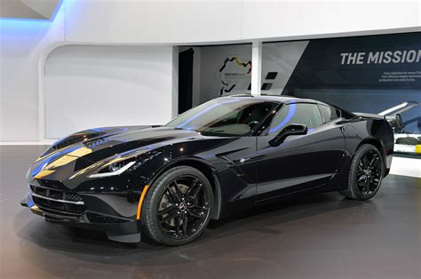 Pics Black Widows Corvette Stingray At The Chicago Auto Show