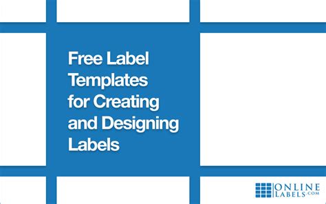 Each template is blank, ready for you to add your artwork and save as a pdf file to upload for print. Free Label Templates for Creating and Designing Labels ...