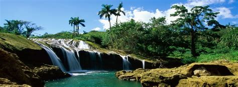 Amazing Natural Waterfall Hills Facebook Cover Photo