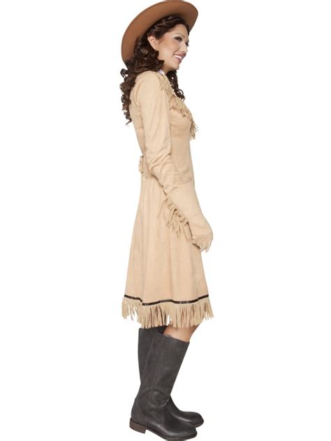 Adult Western Annie Oakley Wild West Fancy Dress Costume Ladies Women