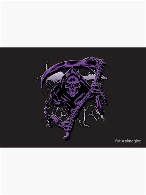 Dark Purple Grim Reaper Mask Mask For Sale By Futureimaging Redbubble