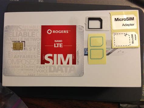And now i realized that i lost my american one. Rogers Nano Micro Sim Card w/ Adapter LTE 4G iPhone 5 4S S3 etc Save Activation | eBay