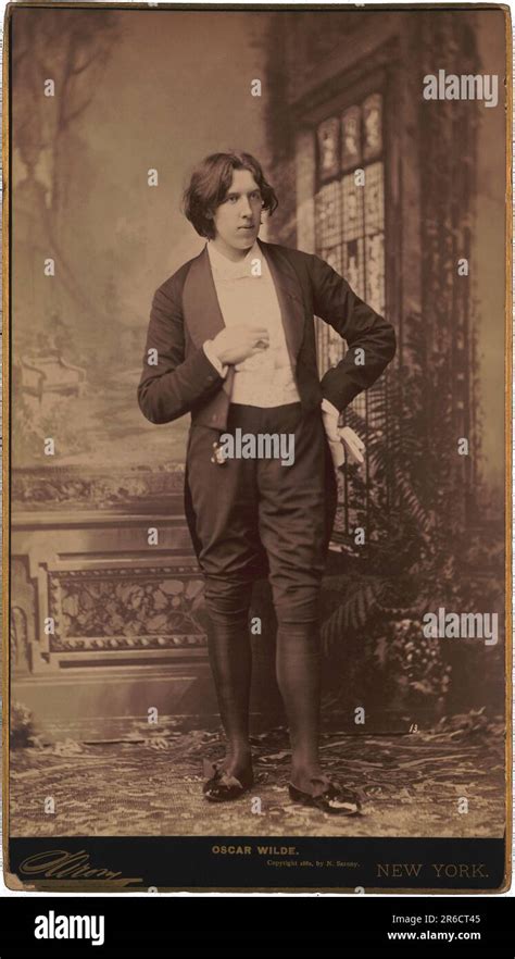 Oscar Wilde 1854 1900 Irish Poet And Playwright Full Length