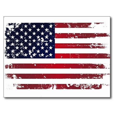 American Flag Postcard Postcard American Flag Flag