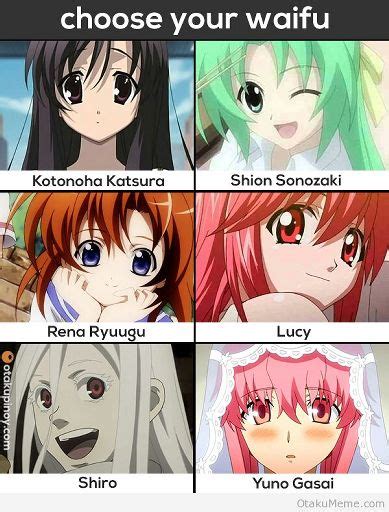 Who Is Your Anime Waifu Anime Amino