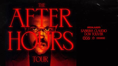 the weeknd announces the after hours tour plnkwifi