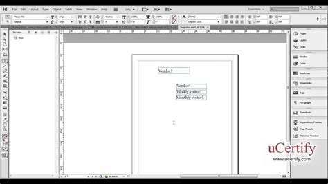 Adobe Indesign Cs6 How To Add A Running Header Demo Youtube
