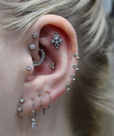 industrie8® on instagram “adding the lower daith piercing completes this curated ear ready