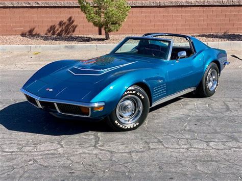 No Reserve 1972 Chevrolet Corvette Lts Bryar Blue Factory Ac 4 Speed